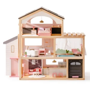 Wooden Bohemian Dollhouse