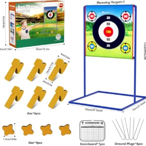 Axe Star Throwing Game